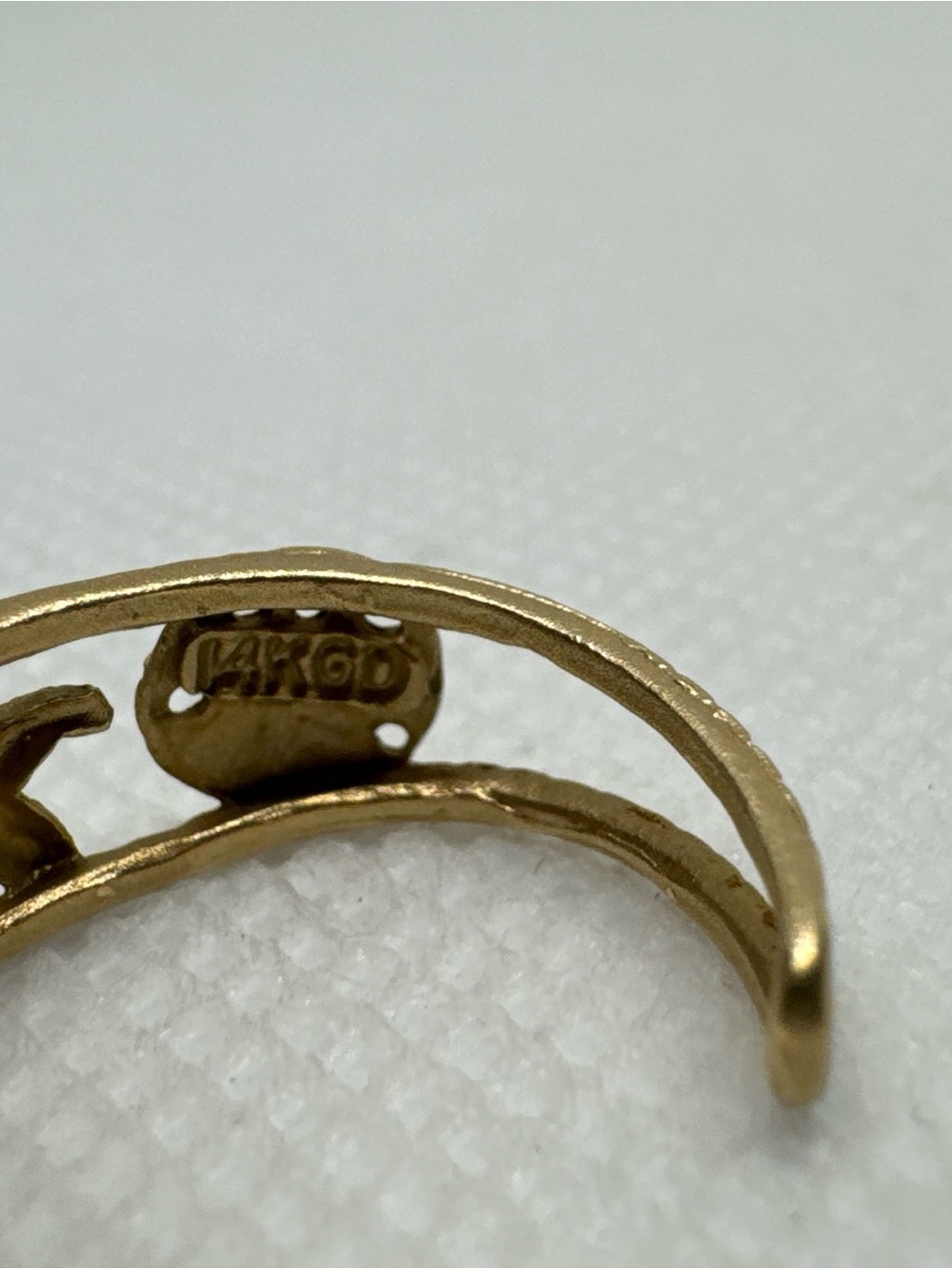 14k Gold Adjustable Ring/toe Ring With Sand Dollar, Star Fish Ocean Design - Picture 7 of 10
